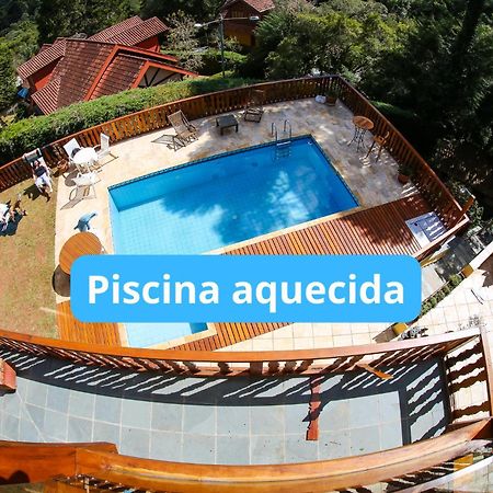 Chale Belga Em Condominio - 1,2 Km Do Centro Turistico Capivari Кампус-ду-Жордау Экстерьер фото